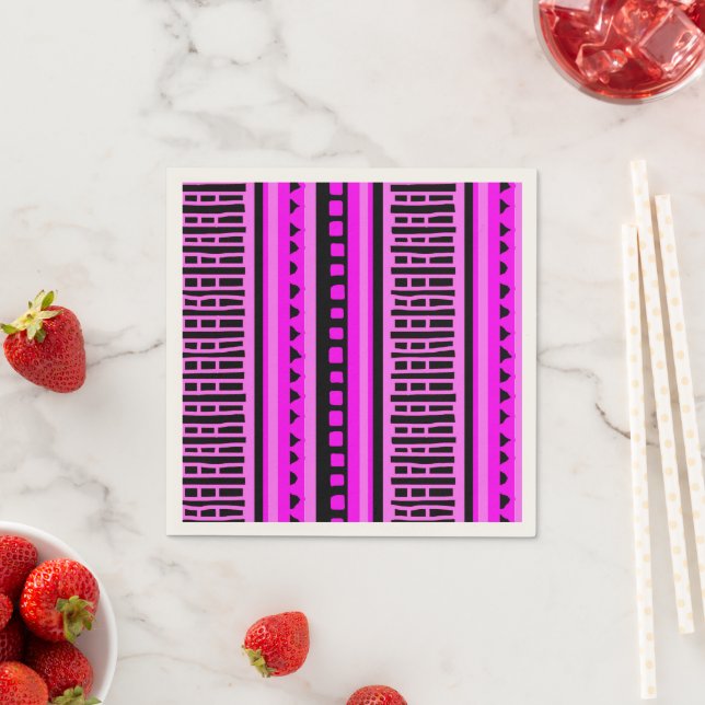 MAZIPOODLES Strippengeflechtmuster 001 B Serviette (Beispiel)