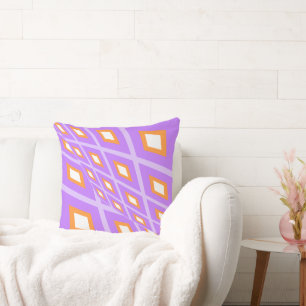 Mazipoodles Two Worlds Collide Lila Orange White Kissen