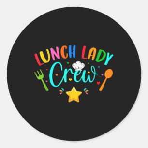 Mb35 Mittag Lady Crew erster Schultag zurück zu S Runder Aufkleber