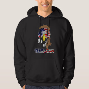 Mb35 Mullet Eagle Meri-Caw 4. Juli unabhängig Hoodie