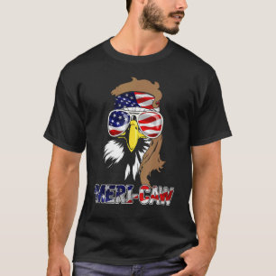 Mb35 Mullet Eagle Meri-Caw 4. Juli unabhängig T-Shirt