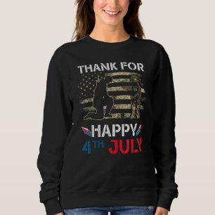 Mb35 Vielen Dank für Ihren Service American Milita Sweatshirt