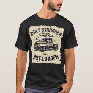 mb 1955 Vintager Lkw Geburtstag wurde stärker auf  T-Shirt