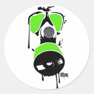 MB Aufkleber für grüne und schwarze Gasmasken