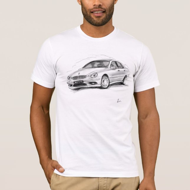 MB C55 AMG T-Shirt (Vorderseite)
