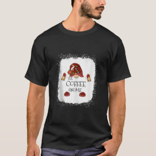 mb Coffee Gnome Buffalo Plaid Weihnachtslicht Blea T-Shirt