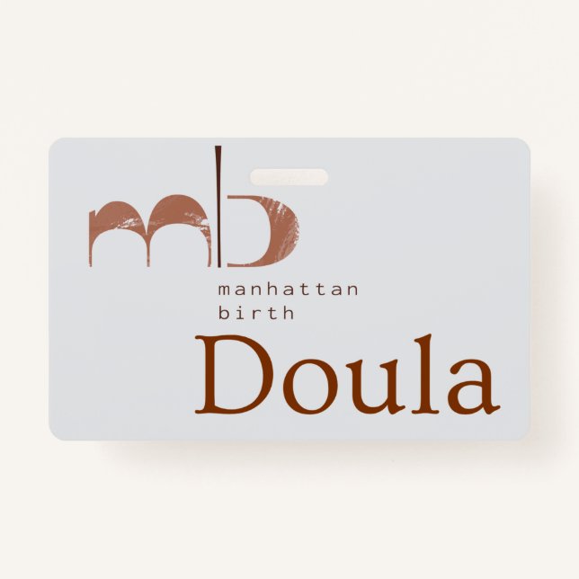 MB Doula Badge Ausweis (Vorderseite)