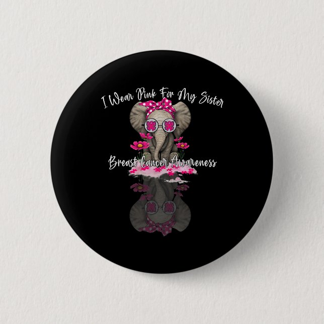 Mb trage ich Rosa für meine Schwester Elephant Bru Button (Vorderseite)