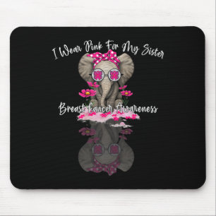 Mb trage ich Rosa für meine Schwester Elephant Bru Mousepad