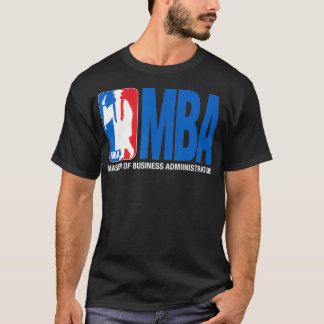 MBA-Abschluss-Geschenk Basketball Thema Pun Grad G T-Shirt