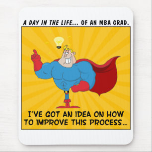MBA-Absolvent kennen die Antworten zu allen Mousepad