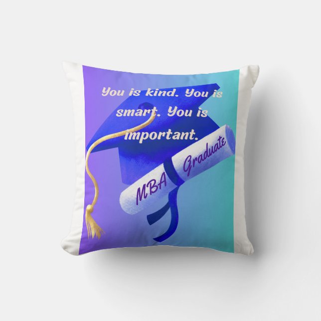 MBA-Geschenk Kissen (Vorderseite)
