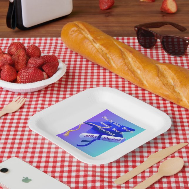 MBA-Geschenk Pappteller (Picknick)