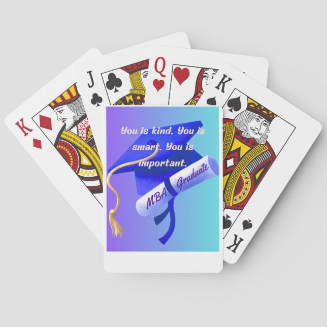MBA-Geschenk Spielkarten (Rückseite)