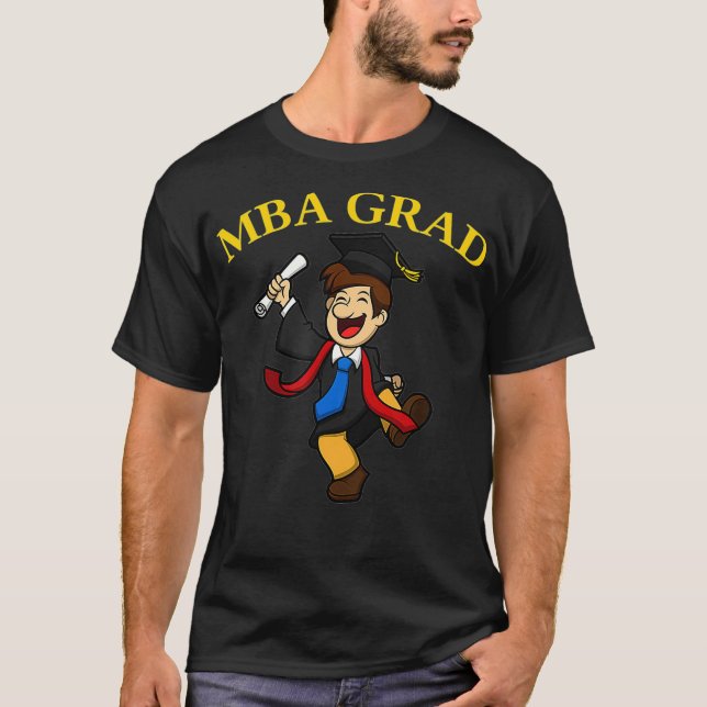 MBA Grad für Master-Abschluss  T-Shirt (Vorderseite)