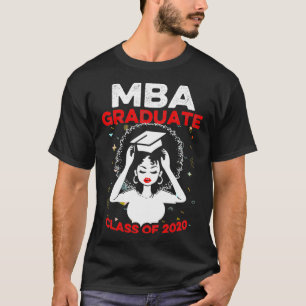 MBA Student Class 2020 Business Degree Abschluss T-Shirt