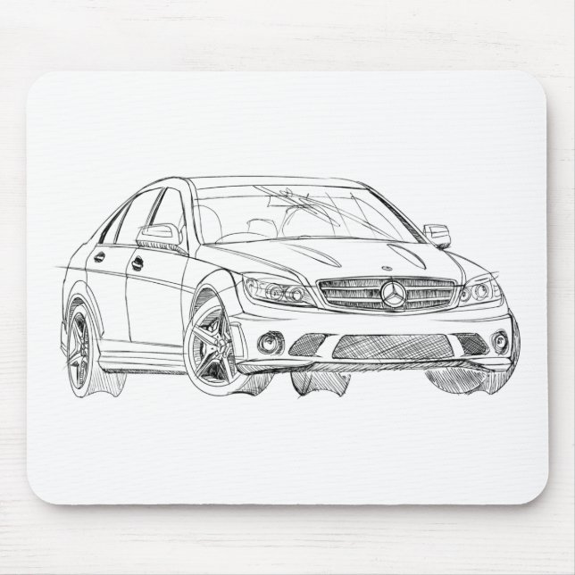 MBAMG C63 2008 MOUSEPAD (Vorne)