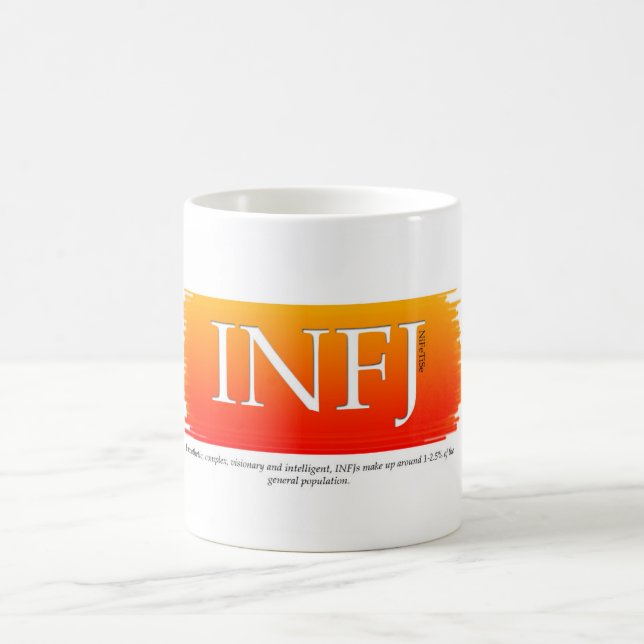 MBTI INFJ Kaffee-Tasse Kaffeetasse (Mittel)