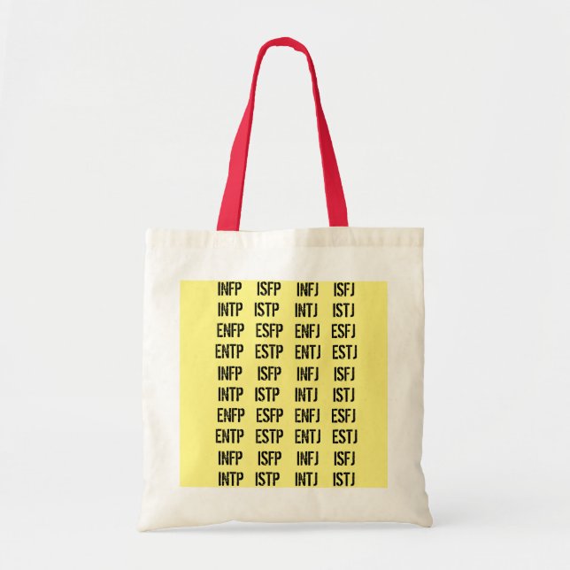 MBTI Personality Tote Bag Tragetasche (Vorne)