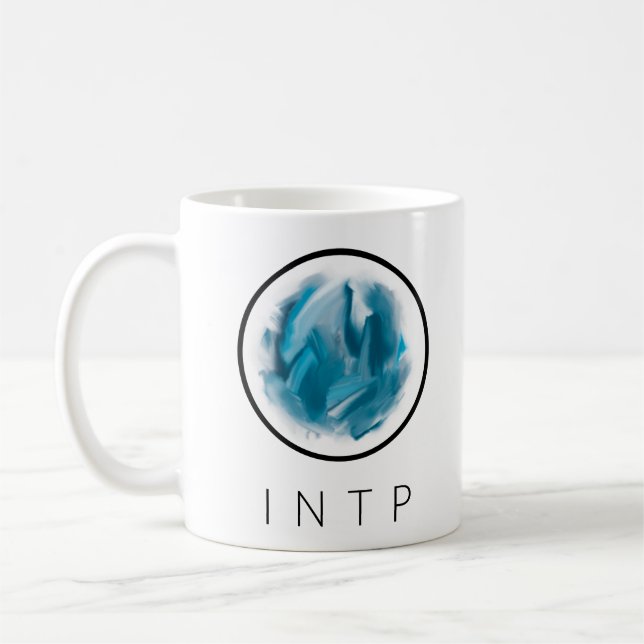 MBTI-Tasse - INTP Kaffeetasse (Links)