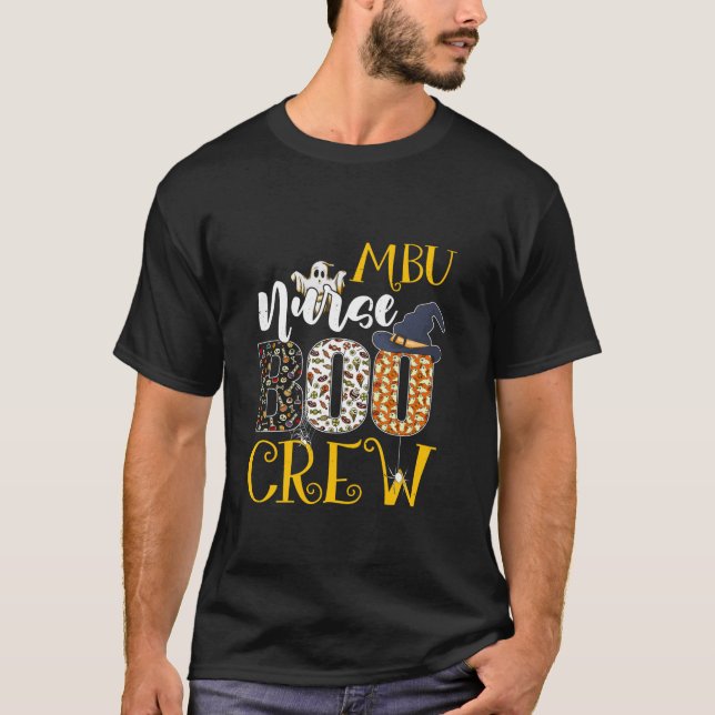 MBU Nurse Boo Crew Halloween Kostüm Boo Ghost Spi T-Shirt (Vorderseite)
