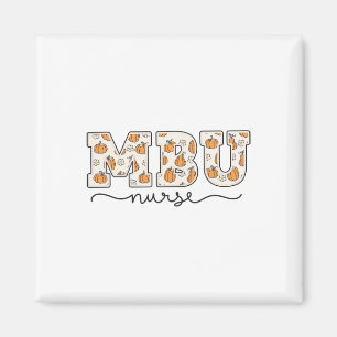 Mbu Nurse Pumpkin Fall Mother Magnet