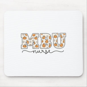 Mbu Nurse Pumpkin Fall Mother Mousepad