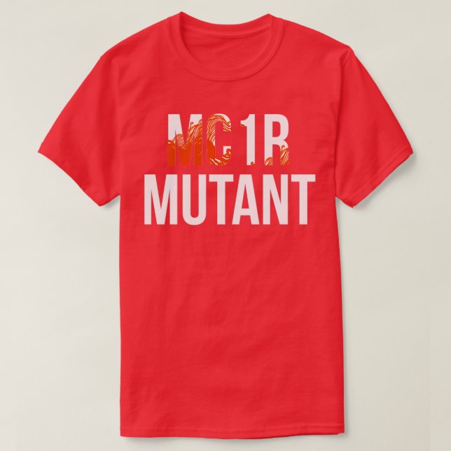 Mc1R Mutant Funny Redhead Ginger T-Shirt (Design vorne)
