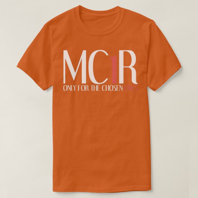 MC1R wählt auf Rotkopf T-Shirt (Design vorne)