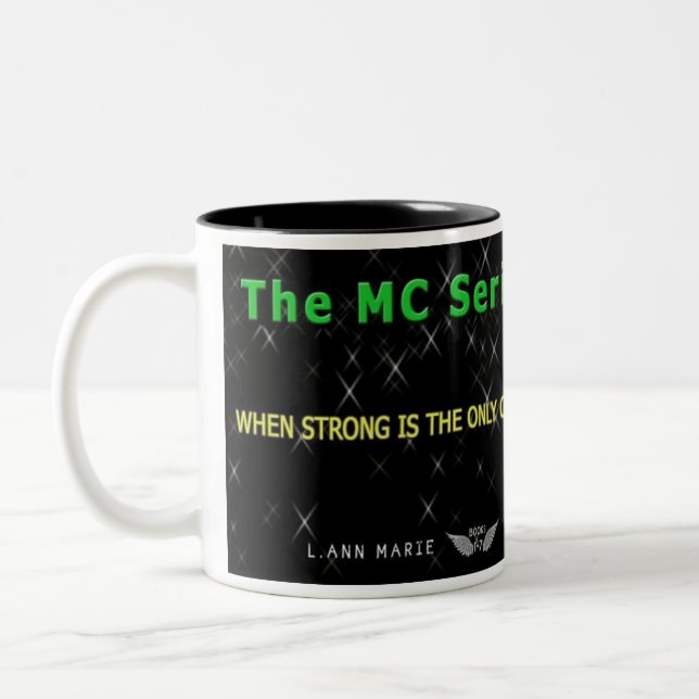 MC Badass-Tasse Zweifarbige Tasse (Links)