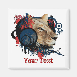 MC King - Safari-Kühlschrankmagnet Magnet