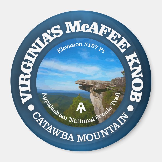 McAfee Knob Magnet (Vorne)