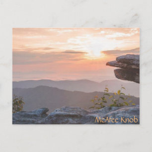 McAfee Knob postcard Postkarte