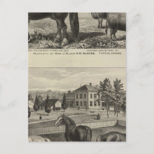 McAfee property, Topeka McCrumb, Kansas Postkarte