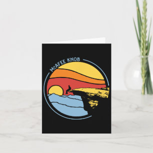 Mcafee's Knob Trail Wandern Riesenstar Roanoke Gra Karte