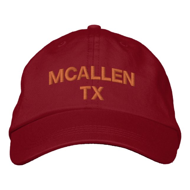 Mcallen Texas cap Bestickte Baseballkappe (Vorderseite)
