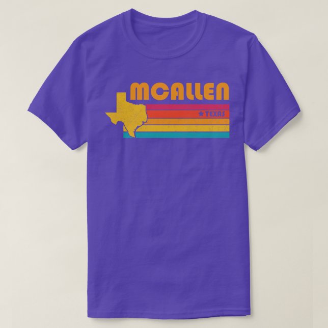 McAllen Texas Vintag beunruhigte Souvenir T-Shirt (Design vorne)