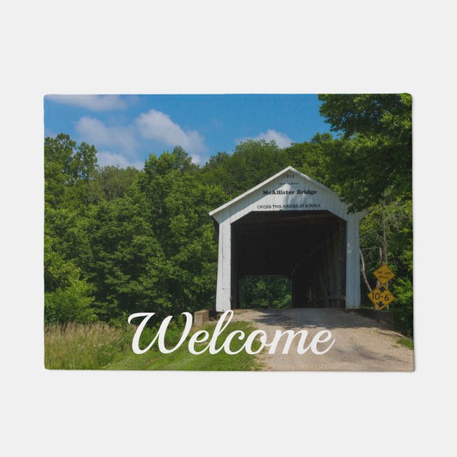 McAllister Bridge Welcome Doormat Fußmatte (Vorderseite)
