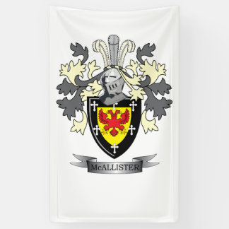 McAllister Familienwappen-Wappen Banner