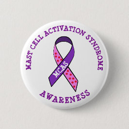 MCAS Mast Cell Activation Syndrome Awareness Button
