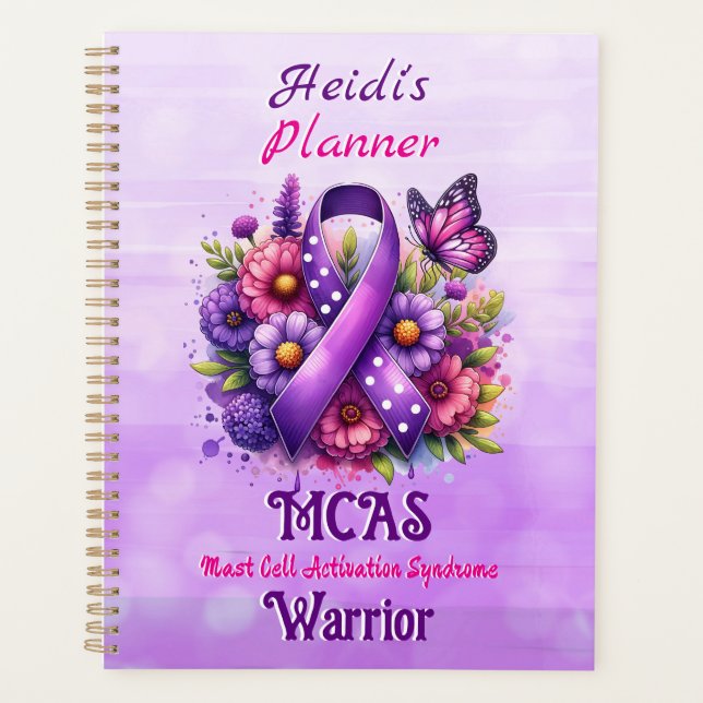 MCAS Mast Cell Activation Syndrome Awareness Planer (Vorderseite)