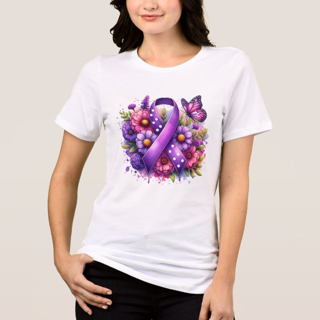 MCAS Warrior Mast Cell Awareness Tri-Blend Shirt (Vorderseite)