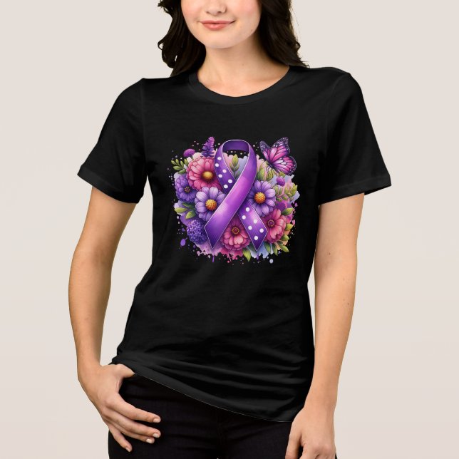 MCAS Warrior Mast Cell Awareness Tri-Blend Shirt (Vorderseite)