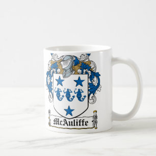 McAuliffe Familienwappen Tasse
