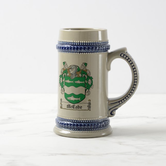 McCabe Familienwappen Bierglas (Rechts)