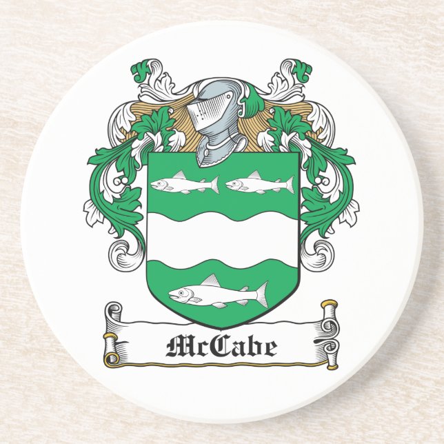 McCabe Familienwappen Untersetzer (Vorne)