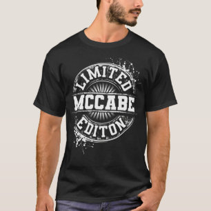 MCCABE Funny Surname Family Tree Birthday Reunion T-Shirt