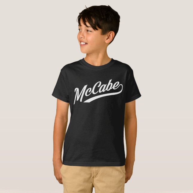 McCabe Skript - WEISSE TINTE T-Shirt (Vorne ganz)