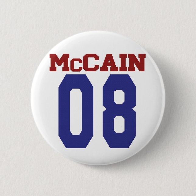 McCain '08 Knopf Button (Vorderseite)
