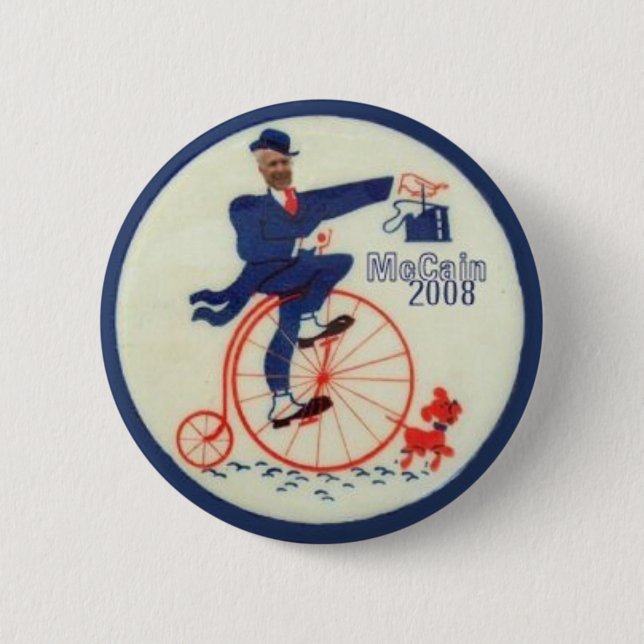 McCain 2008 Knopf Button (Vorderseite)